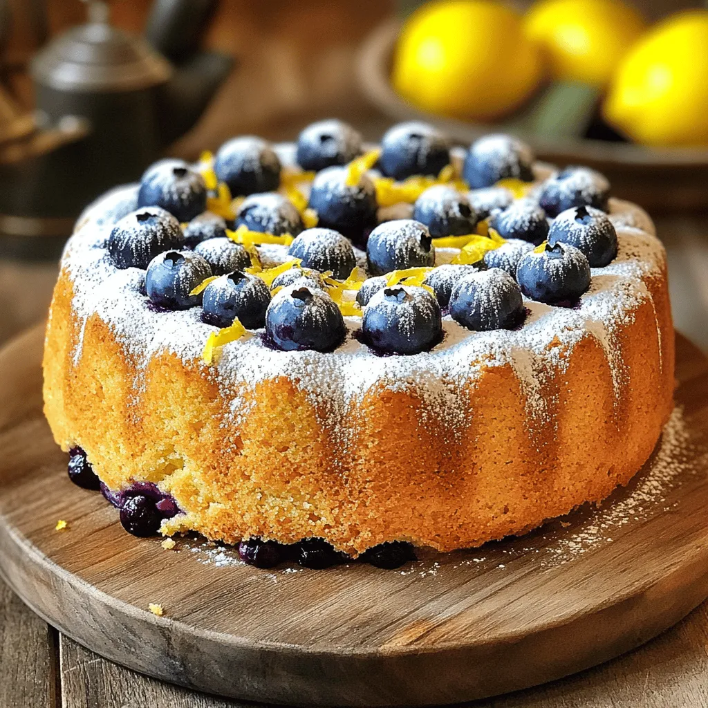 Lemon Blueberry Pound Cake Delightful Easy Recipe