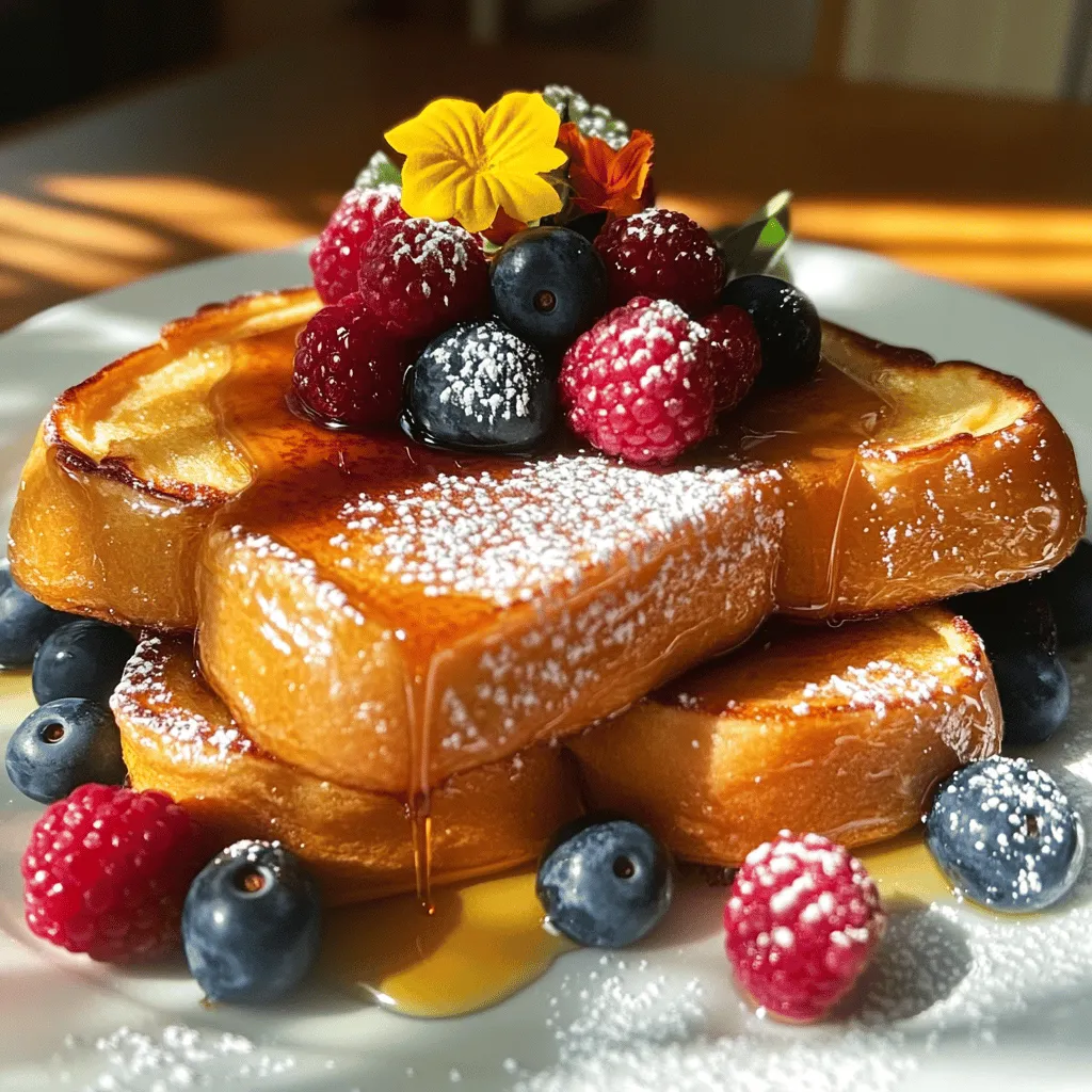 Classic French Toast with Maple Syrup Delight