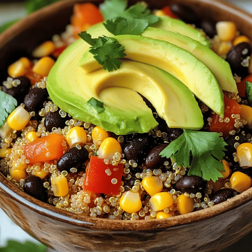 Quinoa Black Bean Taco Bowl Flavorful and Easy Meal