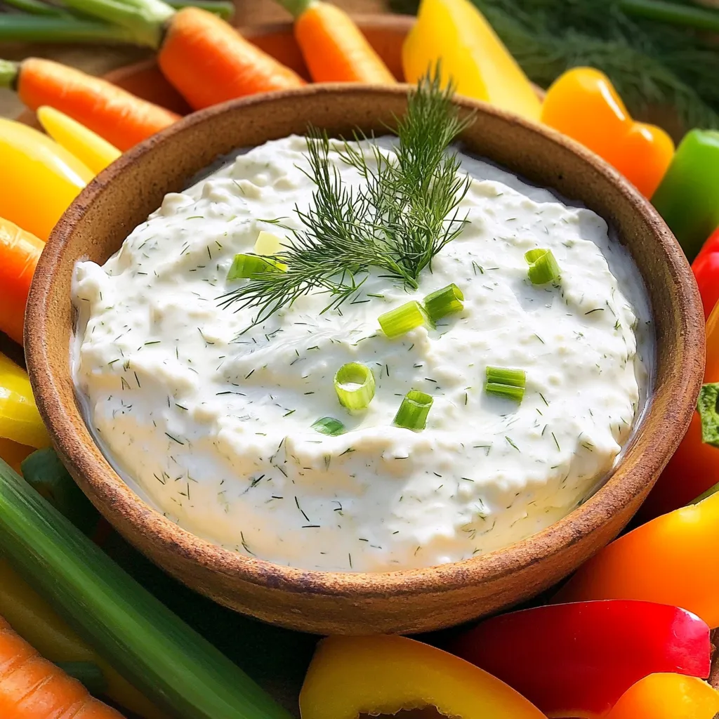 Cottage Cheese Ranch Dip Flavorful and Simple Recipe