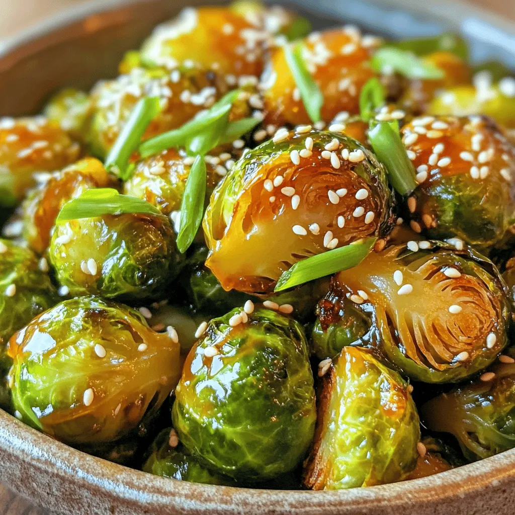 Honey Sriracha Brussels Sprouts Flavorful Side Dish