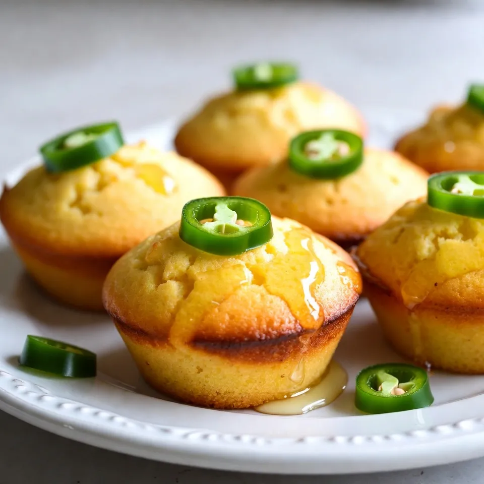 Jalapeño Honey Cornbread Muffins Flavorful Treat Recipe