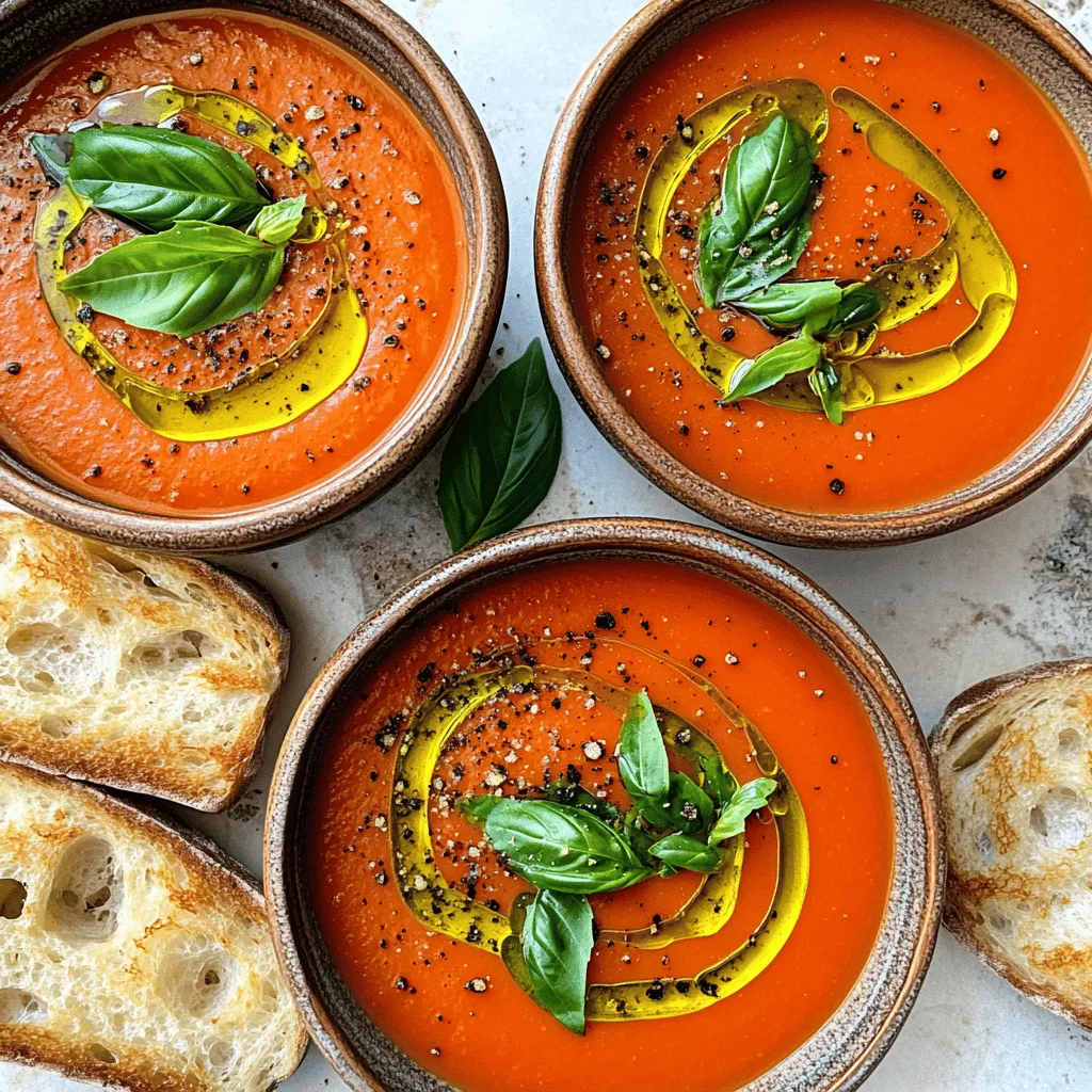 Tomato Basil Soup Fresh and Flavorful Comfort Food