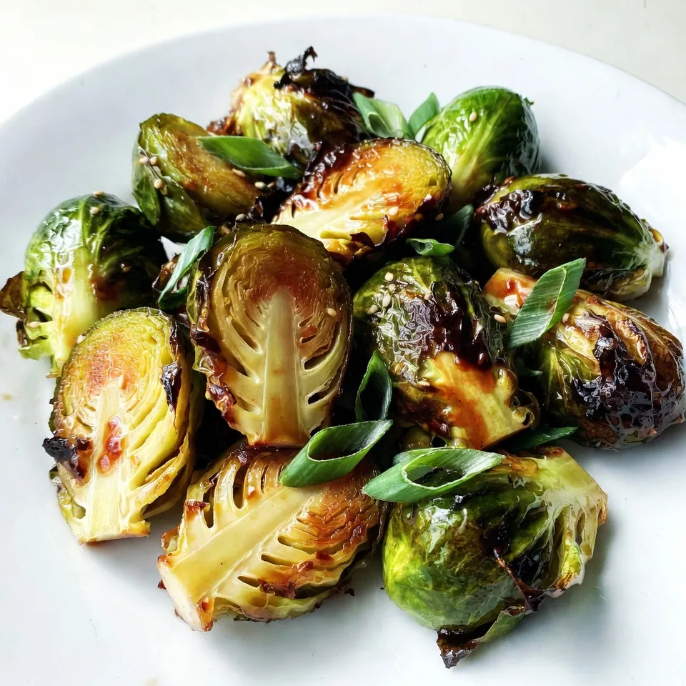 Honey Sriracha Brussels Sprouts Flavorful and Simple Recipe