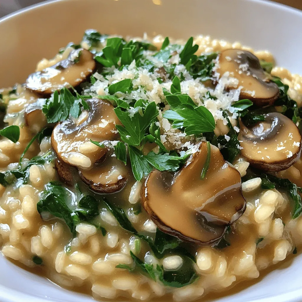 Creamy Mushroom Risotto Savory and Simple Delight
