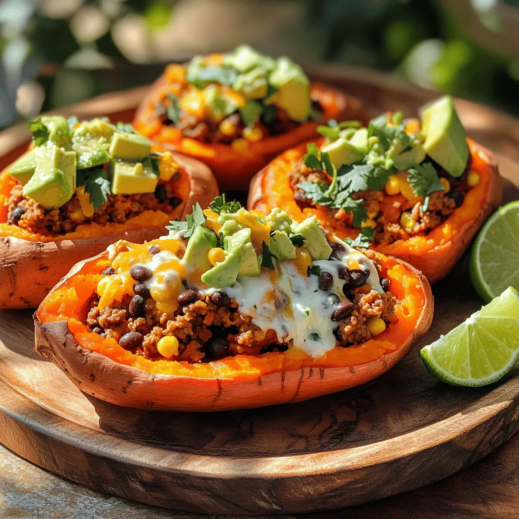 Taco Stuffed Sweet Potatoes Flavorful and Easy Dish