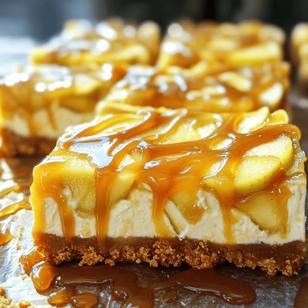 Caramel Apple Cheesecake Bars Delightful Recipe Guide