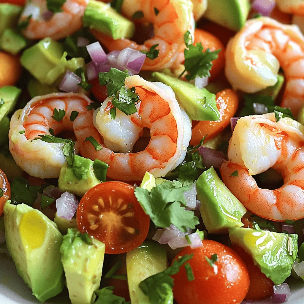 Savory Shrimp and Avocado Salad Refreshing Delight
