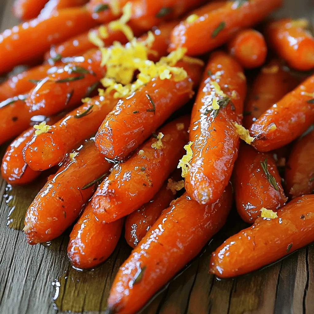 Honey Garlic Roasted Carrots Easy and Flavorful Dish