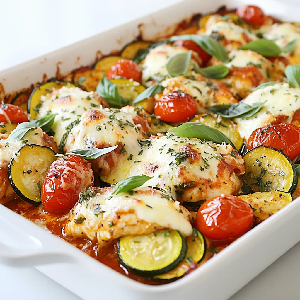 Italian Chicken Zucchini Bake Tasty and Simple Meal