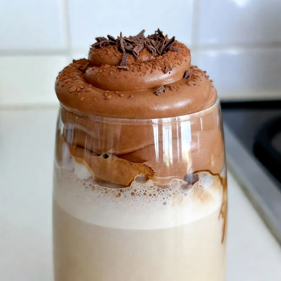 Mocha Dalgona Whipped Coffee Simple and Creamy Delight