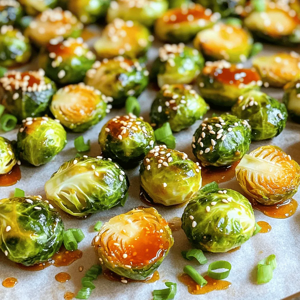 Sriracha Honey Brussels Sprouts Irresistible Side Dish