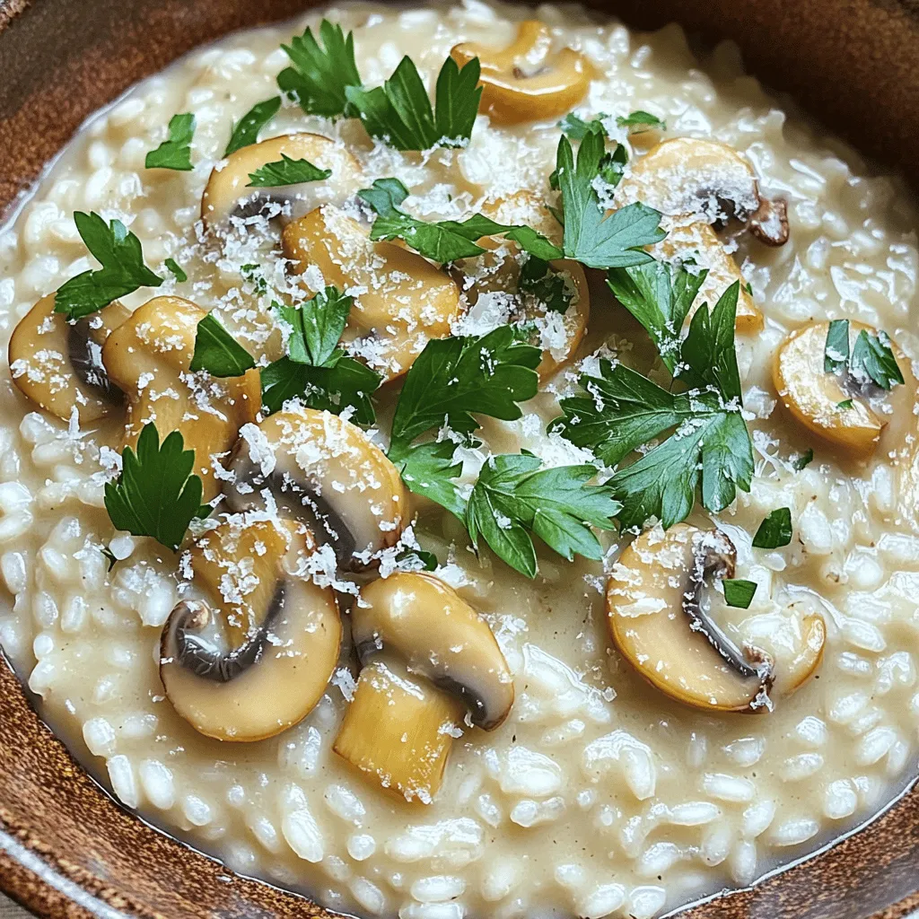 Creamy Mushroom Risotto Flavorful and Easy Recipe