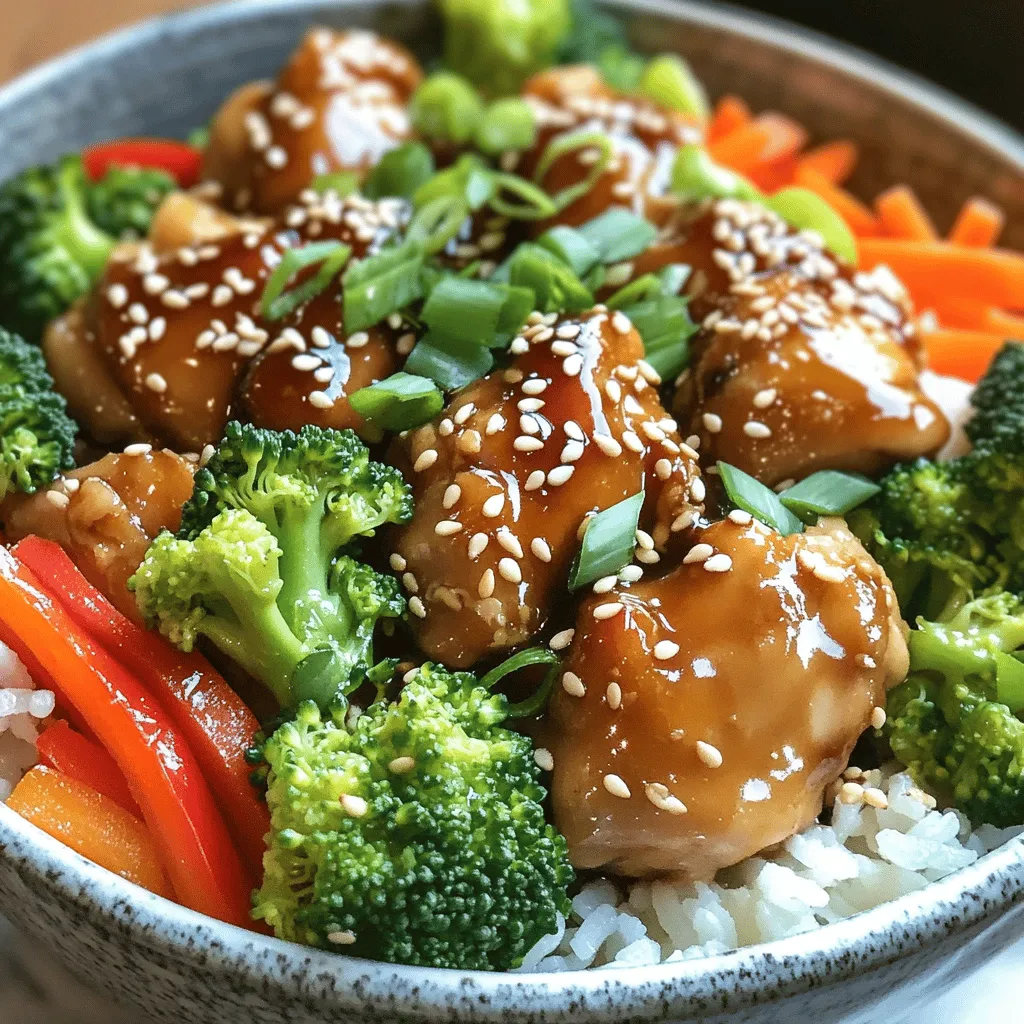 Teriyaki Chicken Bowls Flavorful and Satisfying Meal