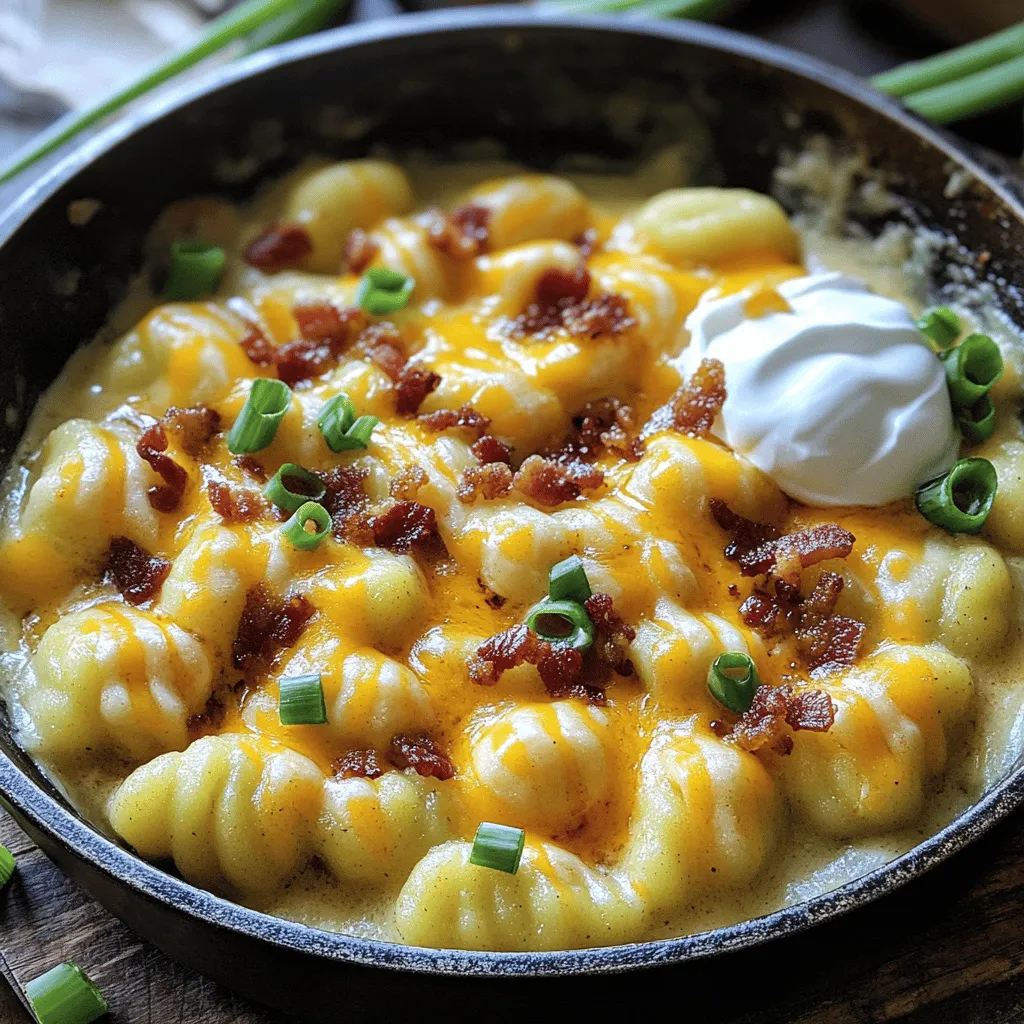 Loaded Baked Potato Gnocchi Flavorful Comfort Dish