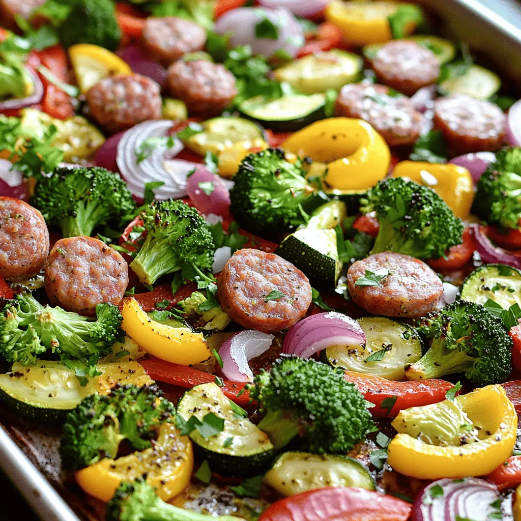 Satisfying Sheet Pan Sausage and Veggies Recipe