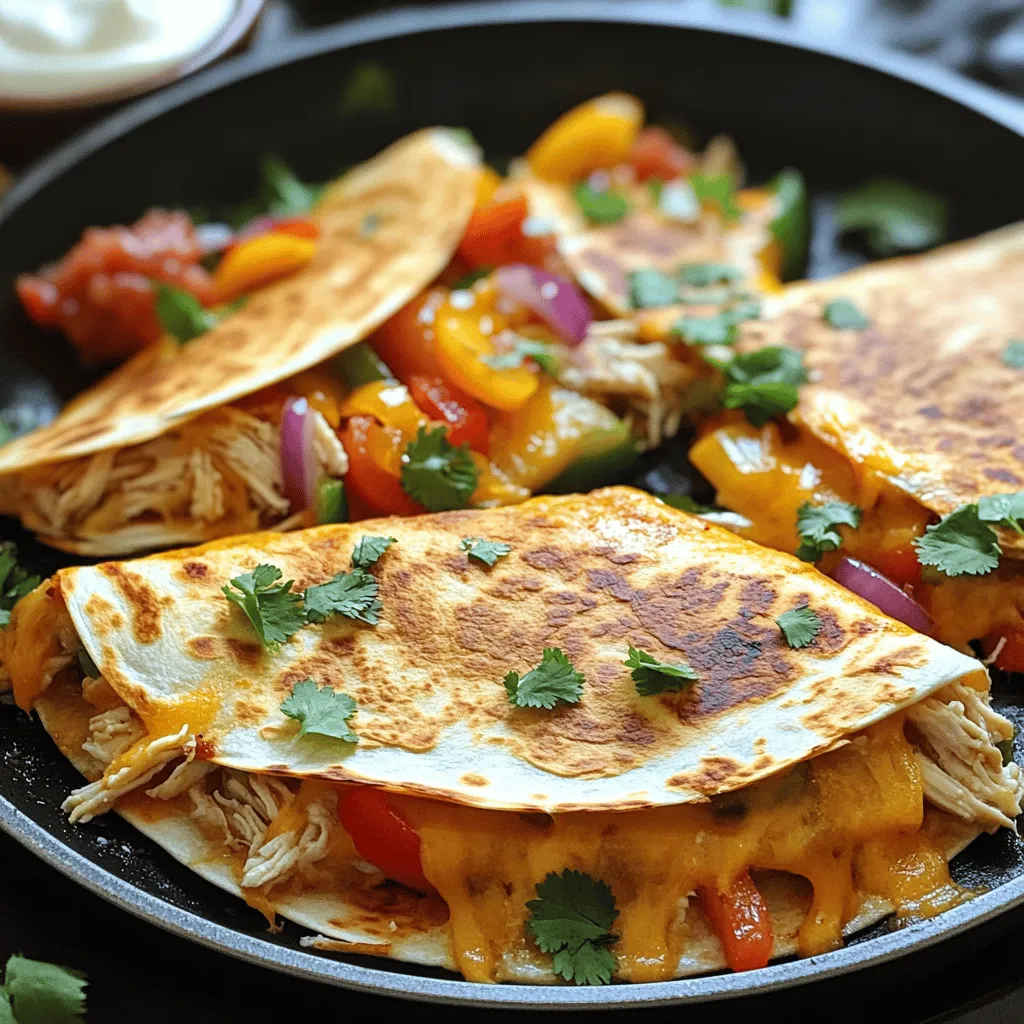 Easy Chicken Quesadillas Quick and Flavorful Recipe
