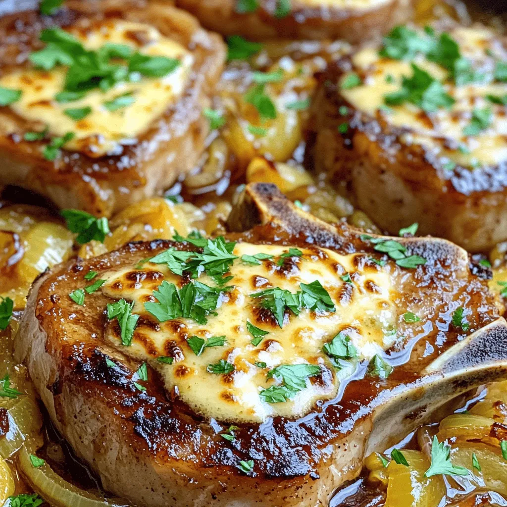 Cooking French Onion Smothered Pork Chops is all about using great ingredients. Here’s what you need for this warm and tasty dish: