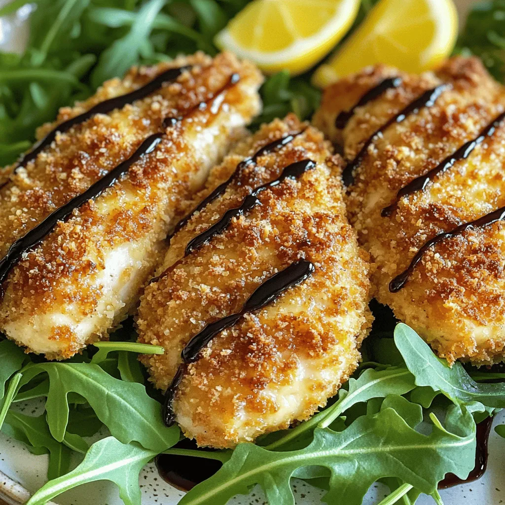 Parmesan Crusted Chicken Savory and Crispy Delight