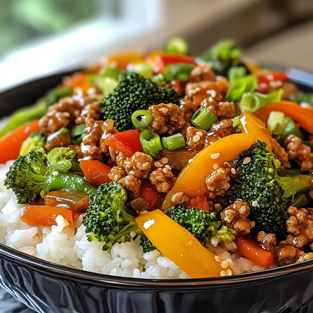 Ground Turkey Stir Fry Quick and Tasty Meal Idea