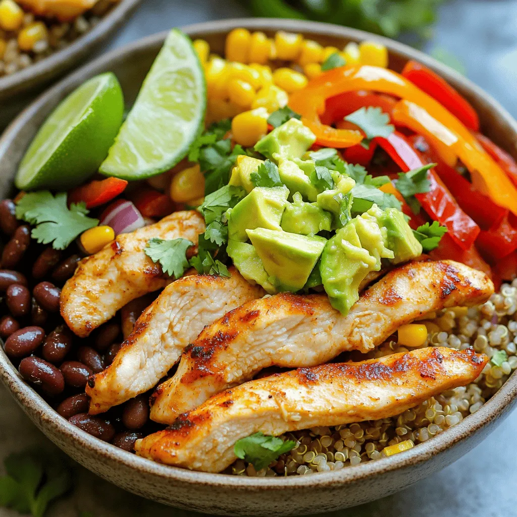 Easy Chicken Fajita Bowls Healthy and Tasty Meal