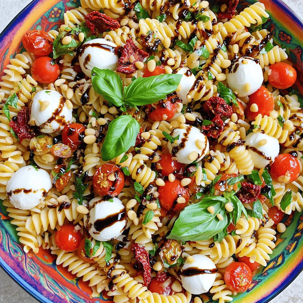 Caprese Pasta Salad Fresh and Flavorful Recipe