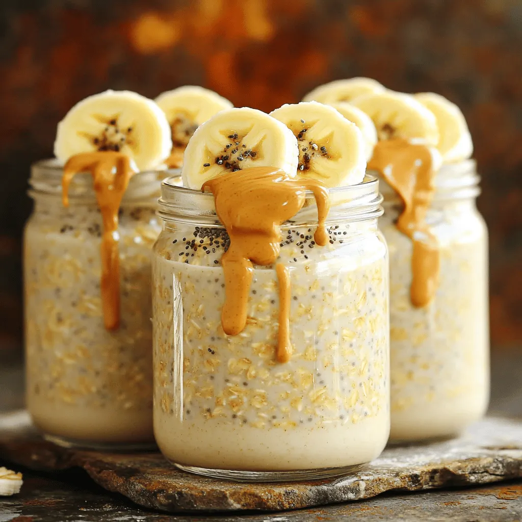 Peanut Butter Banana Overnight Oats Easy and Delicious