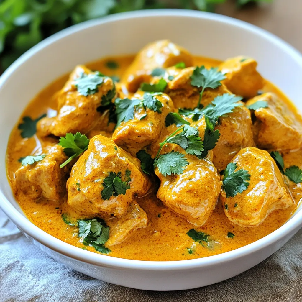 Slow Cooker Keto Butter Chicken Savory and Flavorful Meal