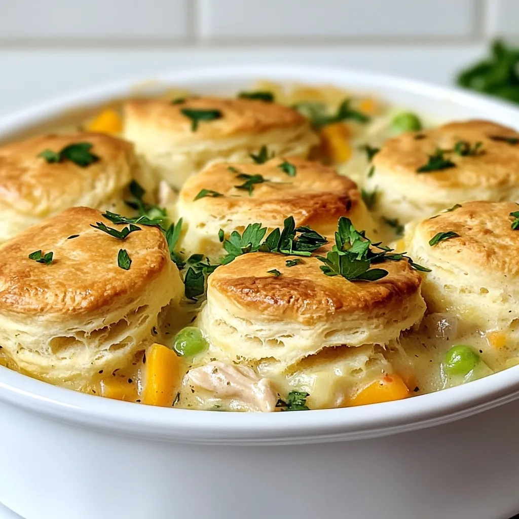 Biscuit Chicken Pot Pie Comforting Family Favorite