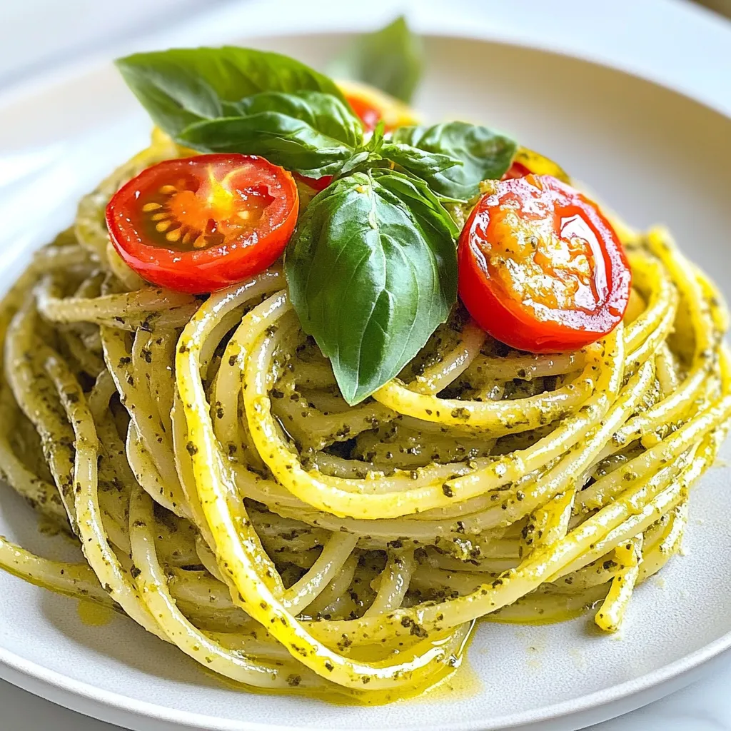 Creamy Pesto Pasta Simple and Flavorful Dish