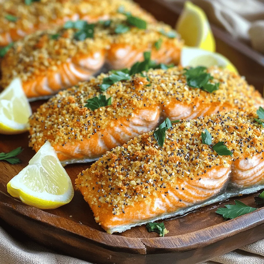 Everything Bagel Crusted Salmon Flavorful and Simple