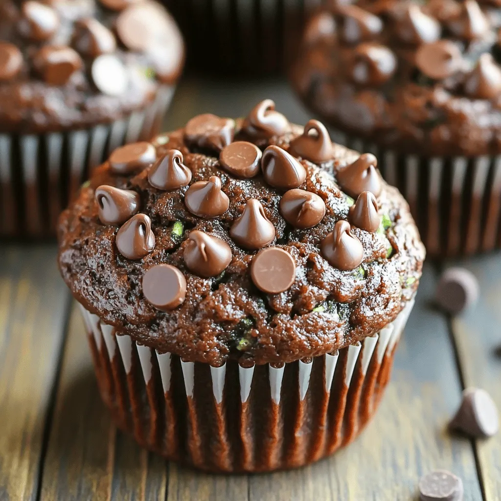 Chocolate Zucchini Muffins Moist and Delicious Treat