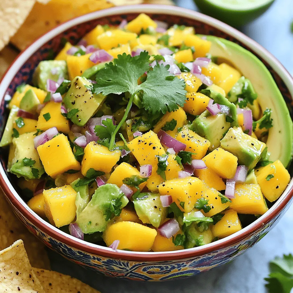 Mango Avocado Salsa Fresh and Flavorful Recipe