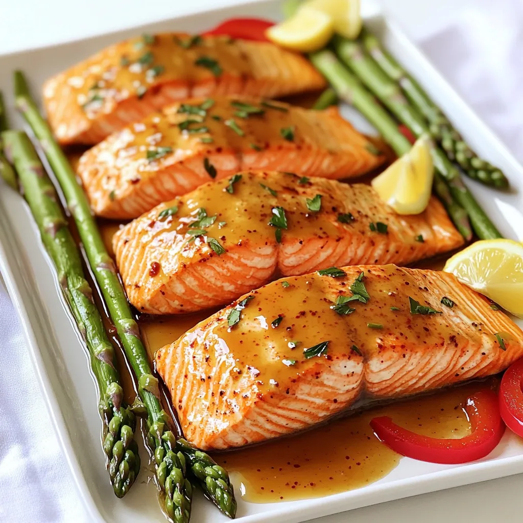 Sheet Pan Maple Dijon Salmon Savory and Simple Dish