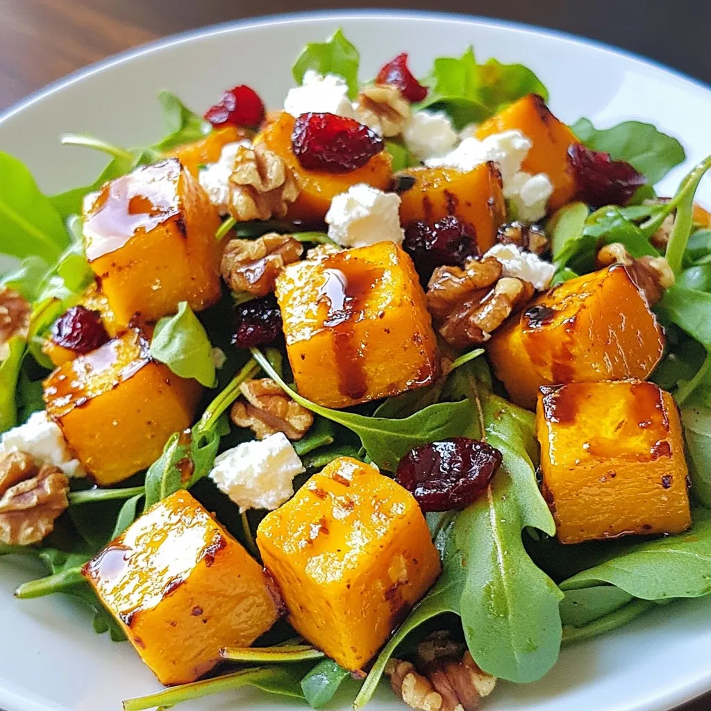 Butternut Squash Feta Salad Fresh and Flavorful Delight