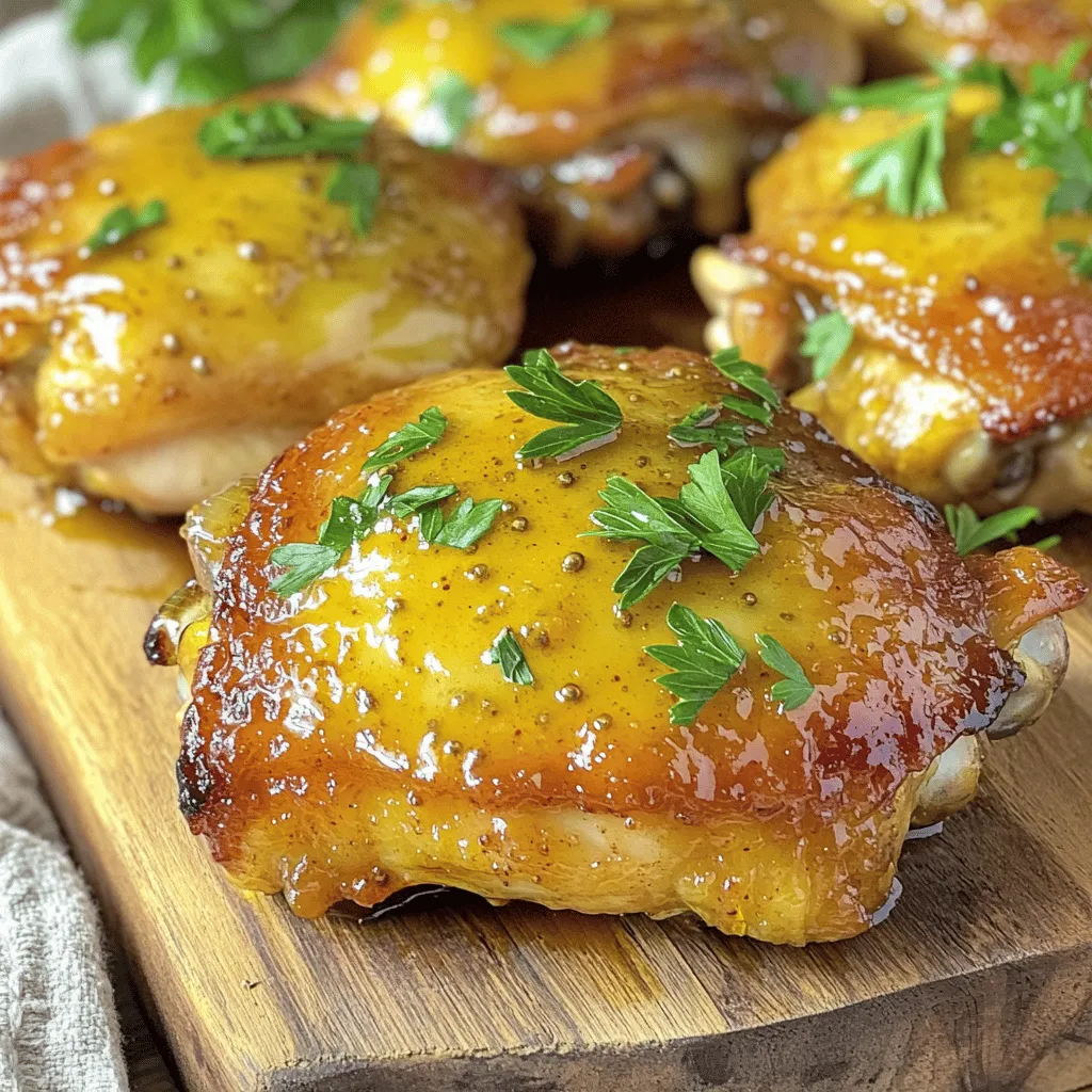 Air Fryer Honey Dijon Chicken Thighs Savory Delight