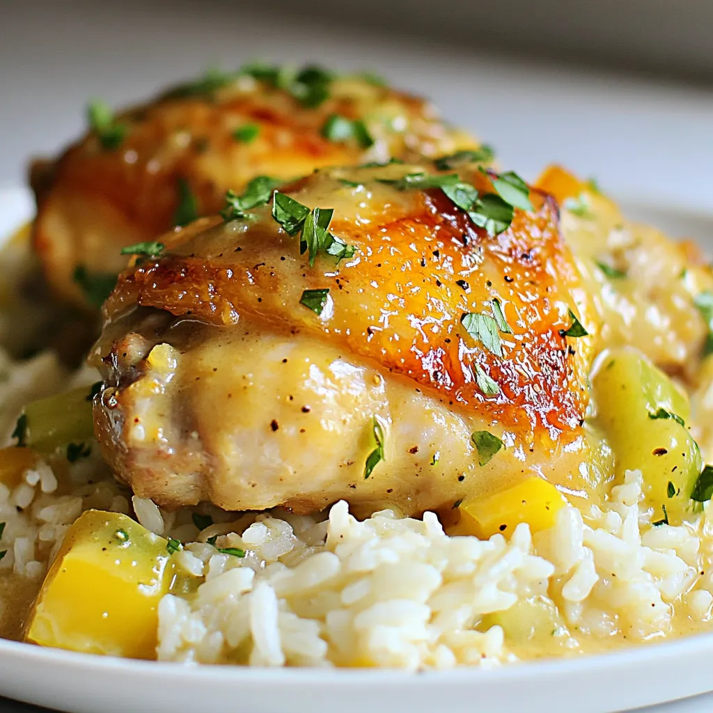 Smothered Chicken and Rice Flavorful Comfort Dish