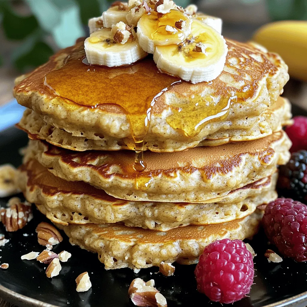 Banana Oatmeal Pancakes Fluffy and Delightful Recipe