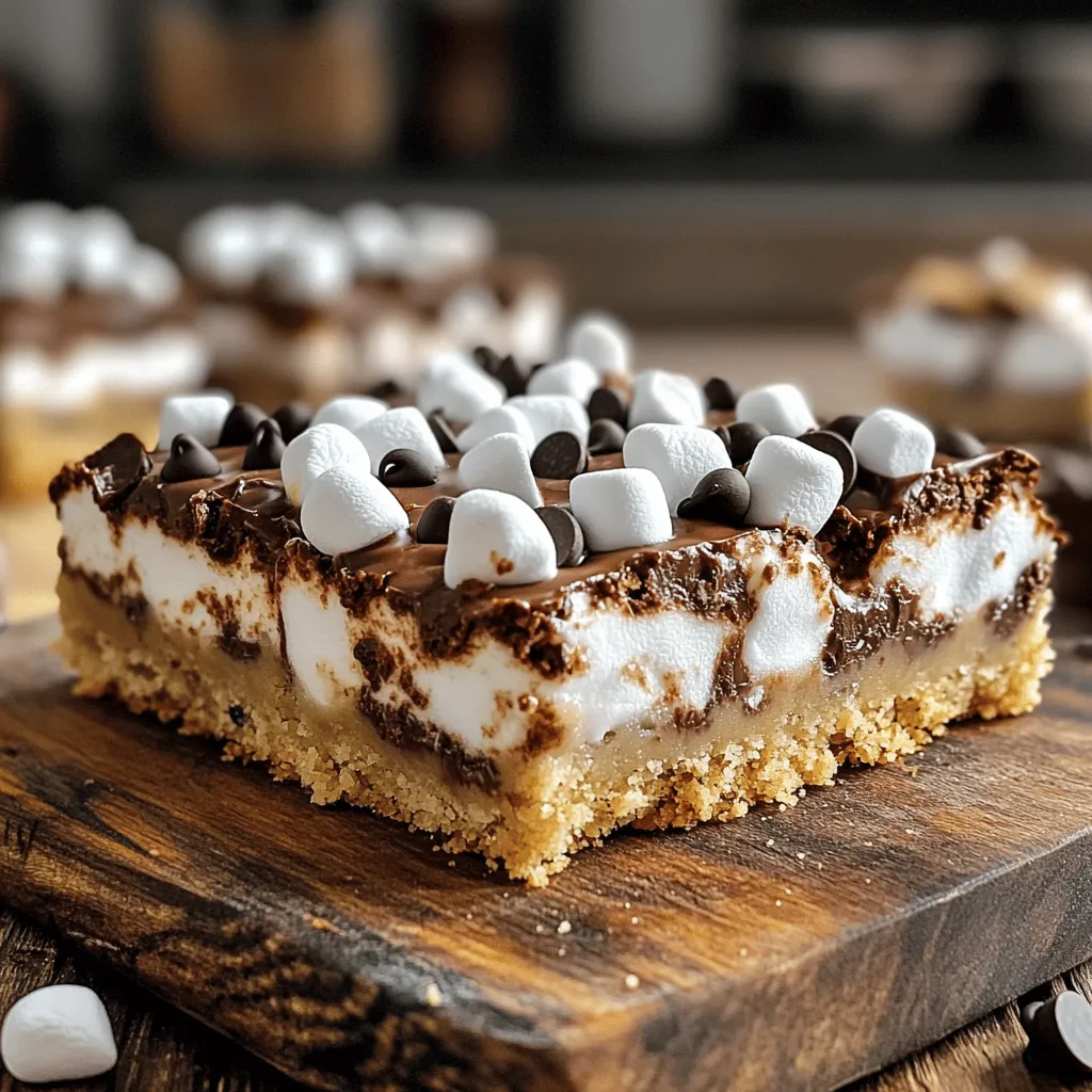 S’mores Cookie Bars Irresistible Dessert Recipe