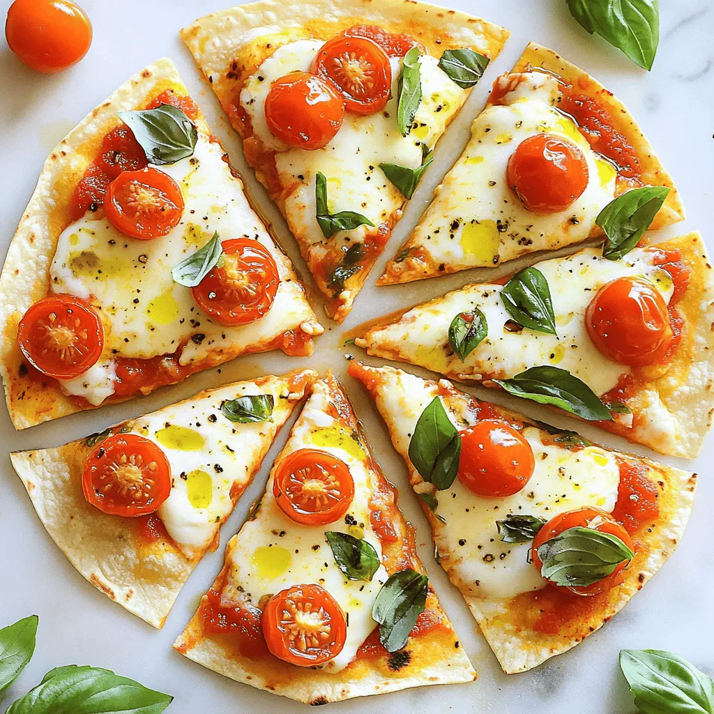 Margherita Tortilla Pizza Flavorful Easy Dinner Idea