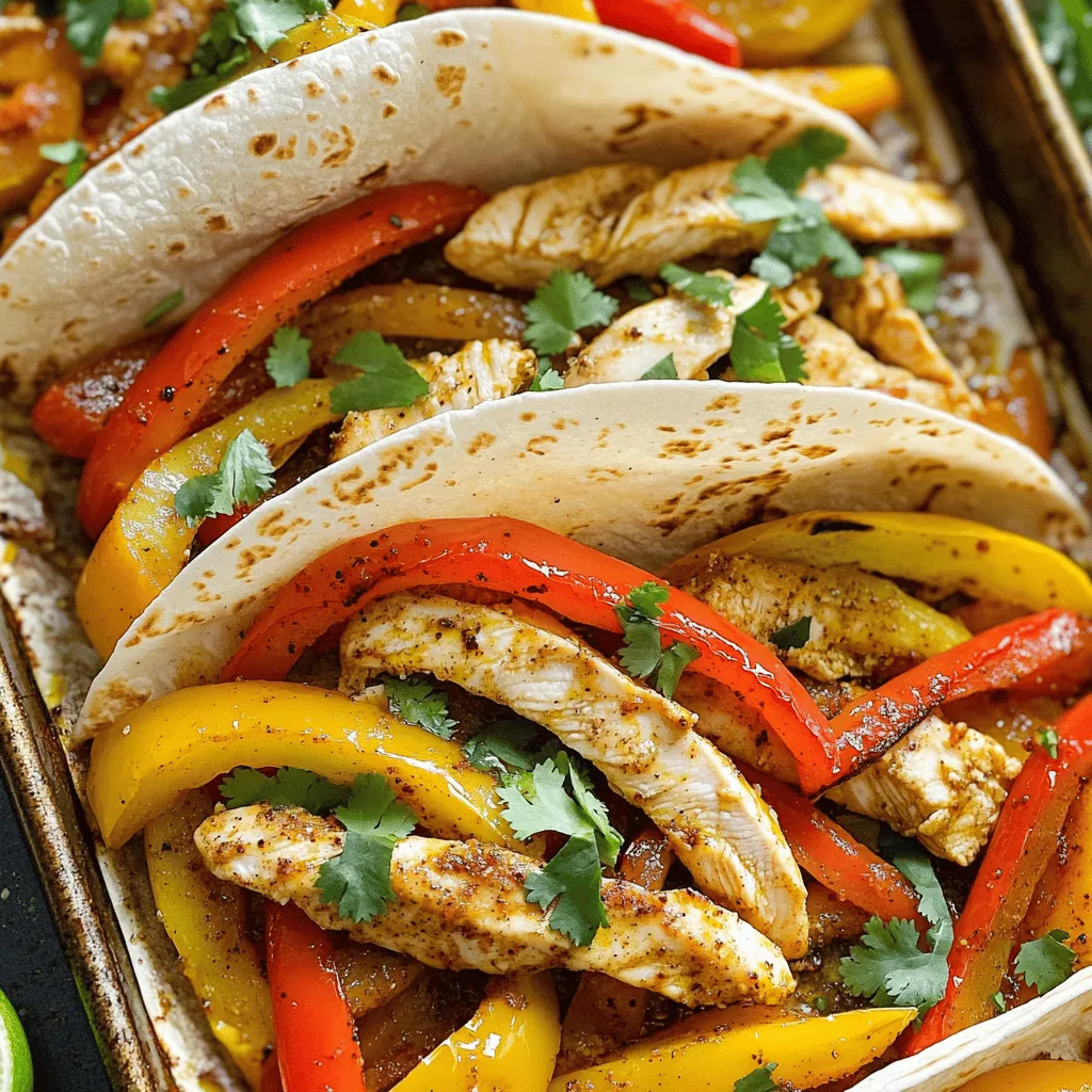Sheet Pan Chicken Fajitas Fast and Flavorful Meal