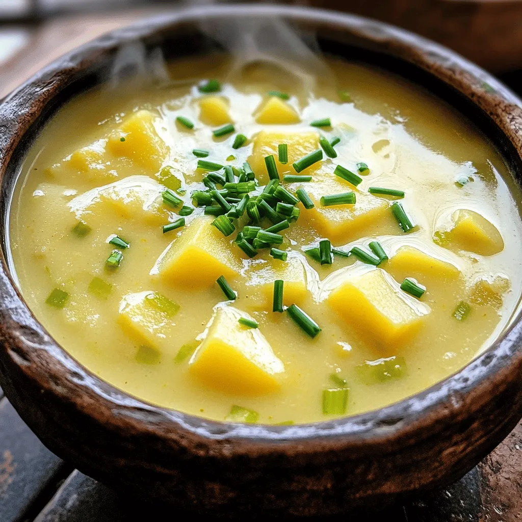Creamy Potato Leek Soup Cozy Comfort Food Delight