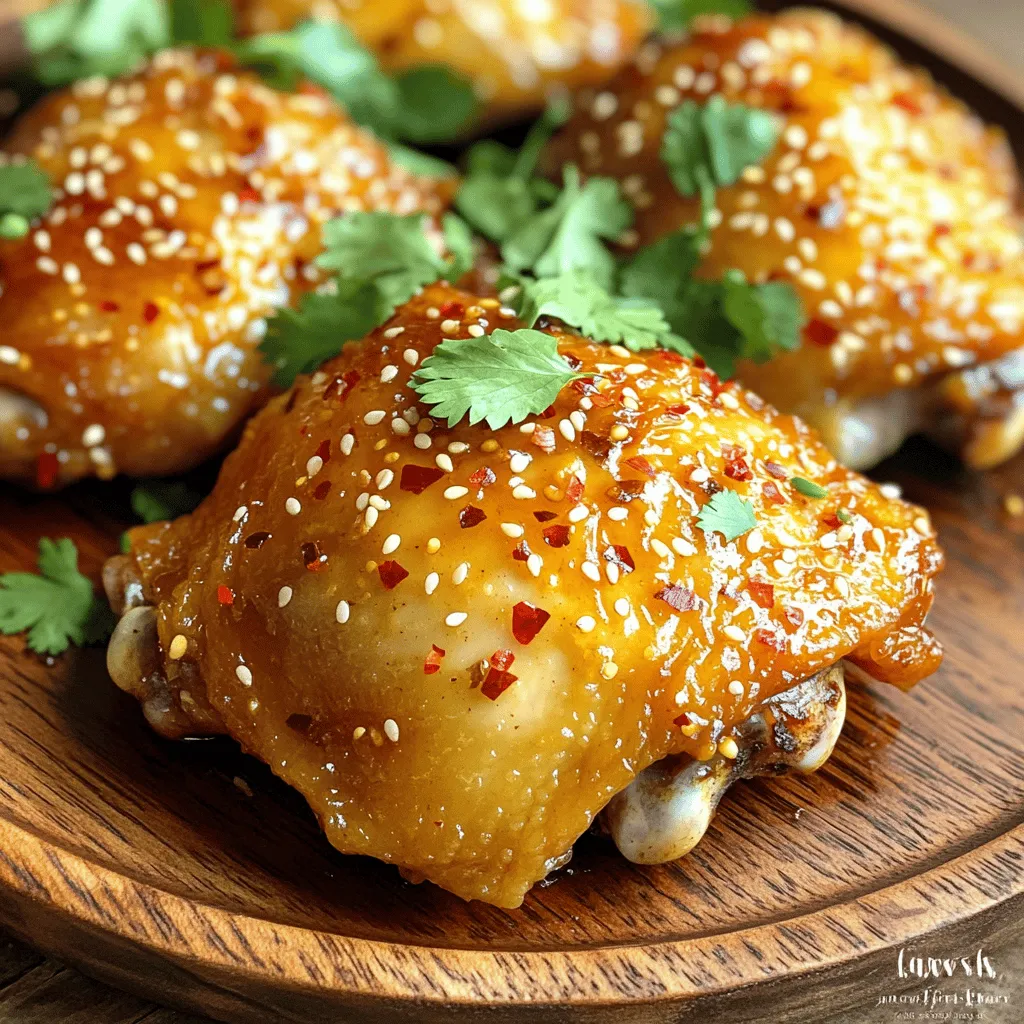 Spicy Honey Garlic Chicken Thighs Flavorful and Easy Meal