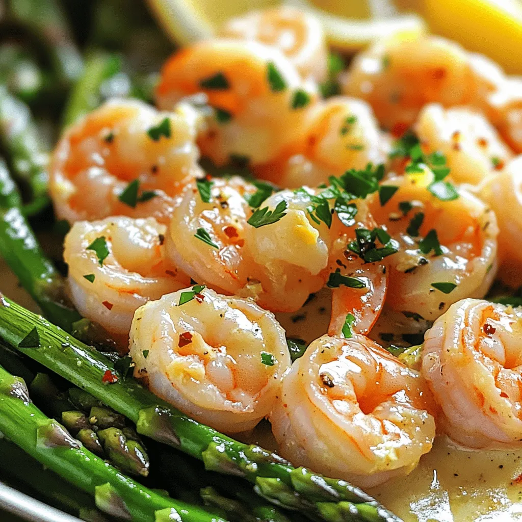 Garlic Butter Shrimp and Asparagus Flavorful Delight