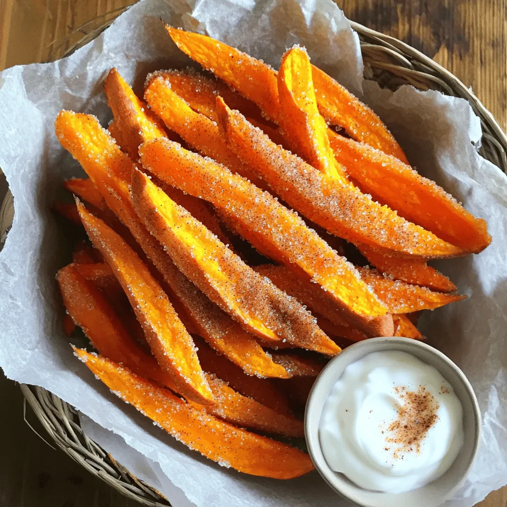 Cinnamon Sugar Sweet Potato Fries Quick and Tasty Snack