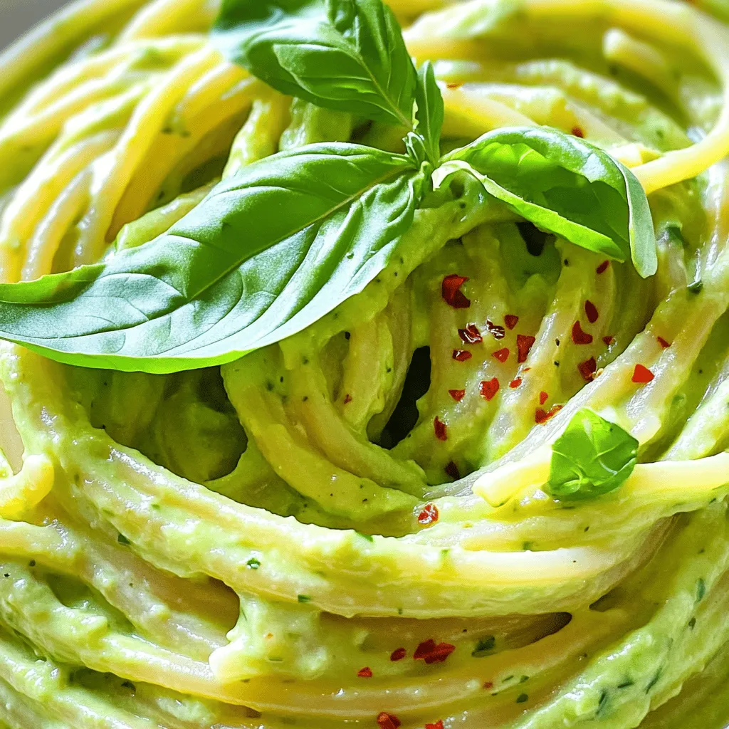Creamy Avocado Pasta Delight in Every Bite