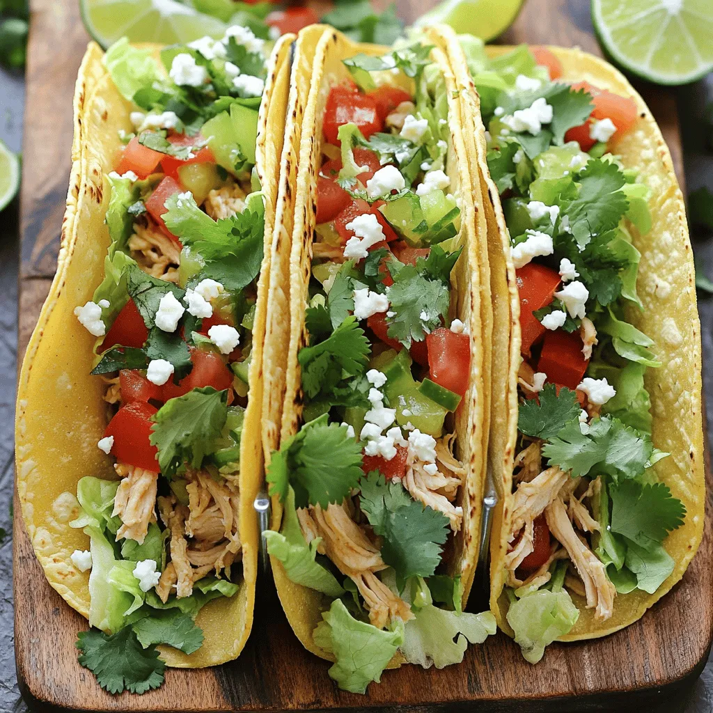 Cilantro Lime Chicken Tacos Fresh and Flavorful Treat