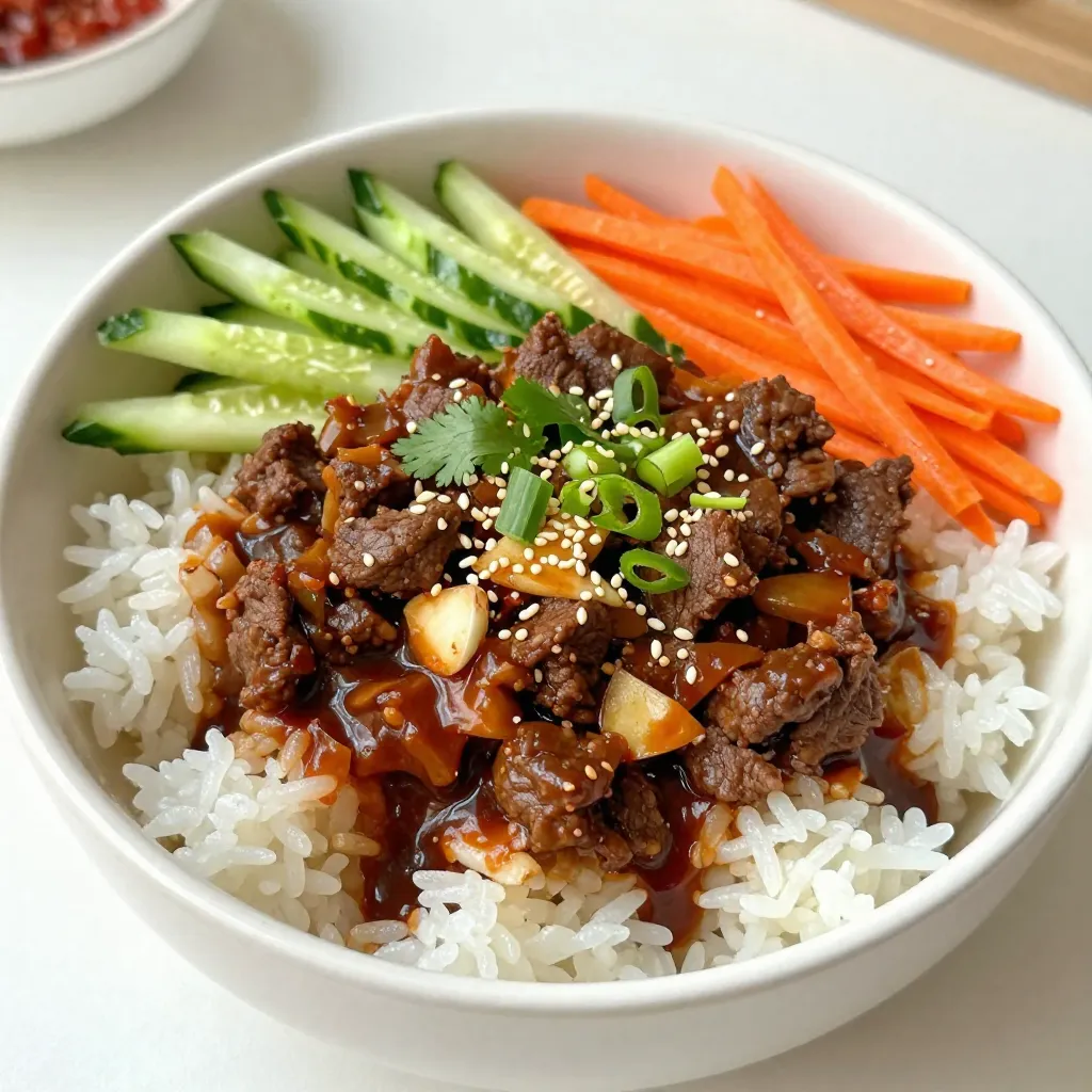 Spicy Korean Beef Bowls Flavorful and Easy Meal Prep