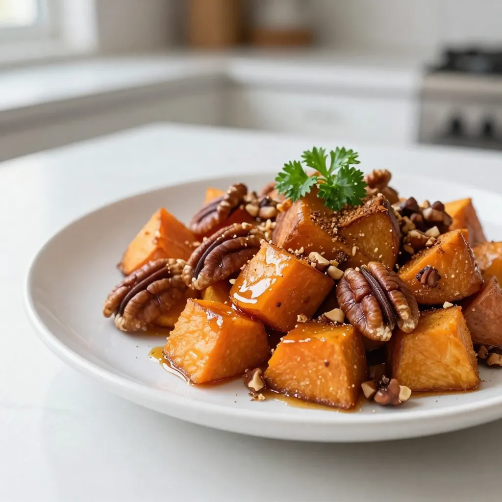 Maple Pecan Roasted Sweet Potatoes Flavorful Side Dish