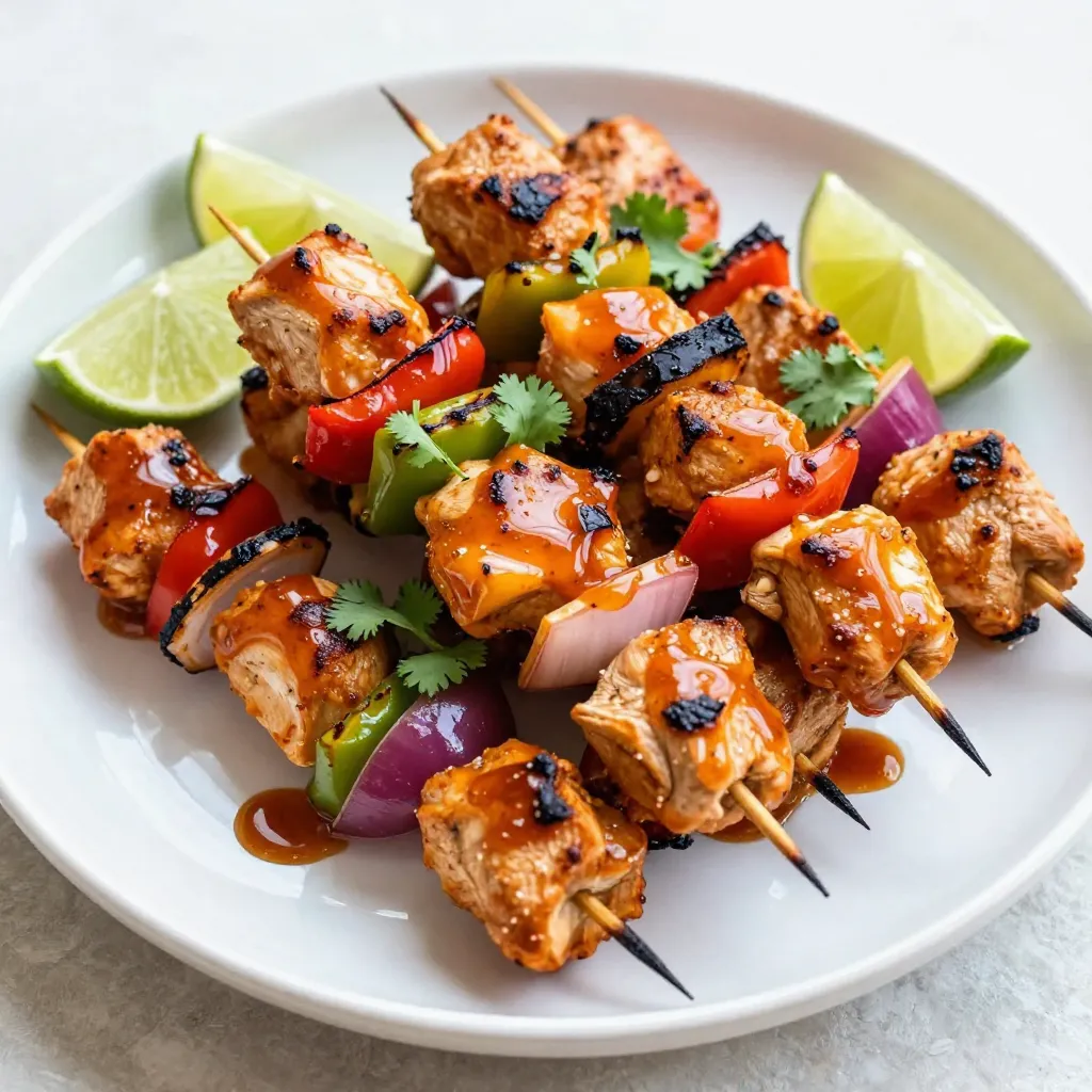 Sriracha Honey Chicken Kabobs Flavorful and Easy Recipe